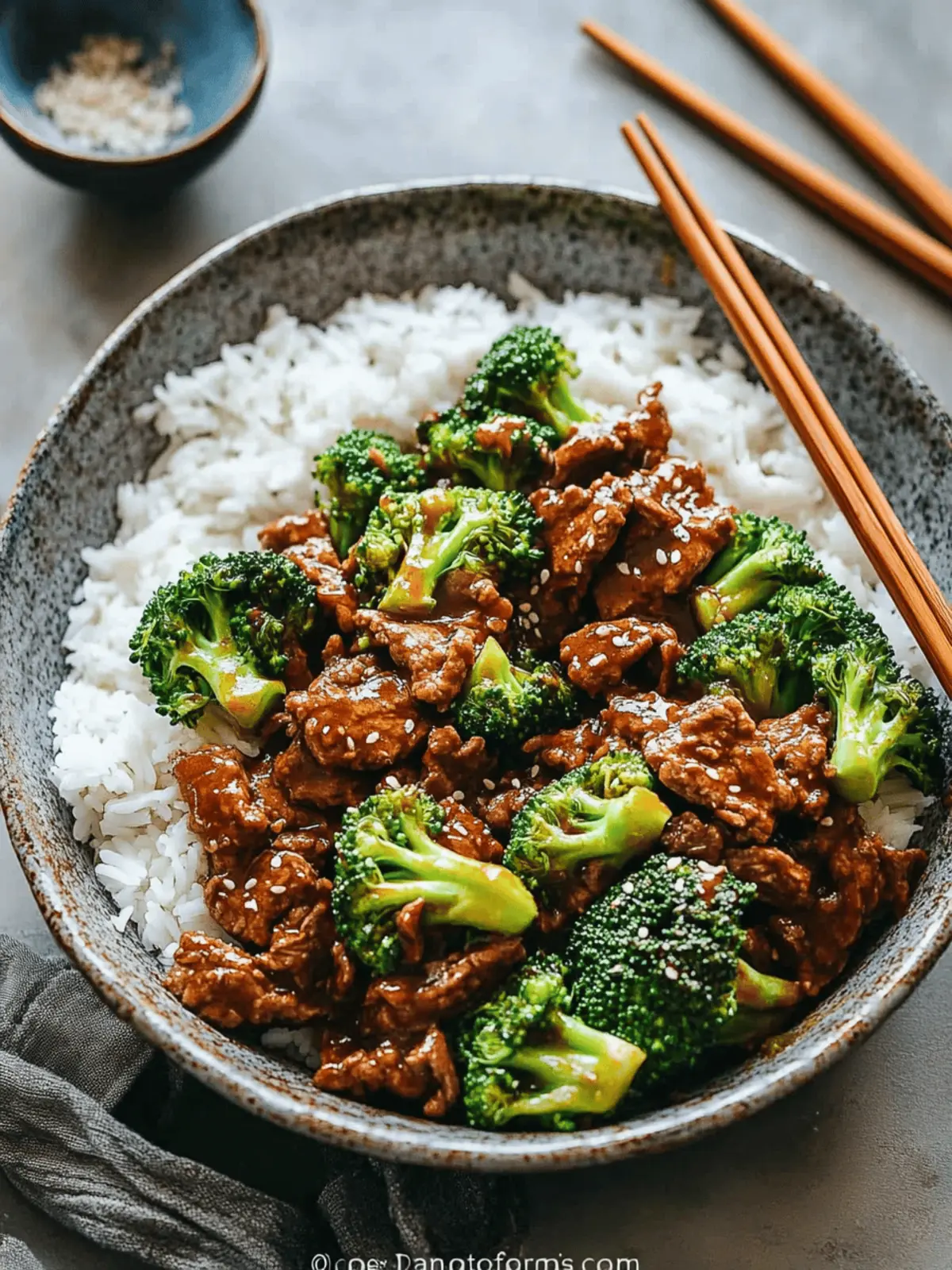 Chinese Beef and Broccoli (One Pan Take-Out)