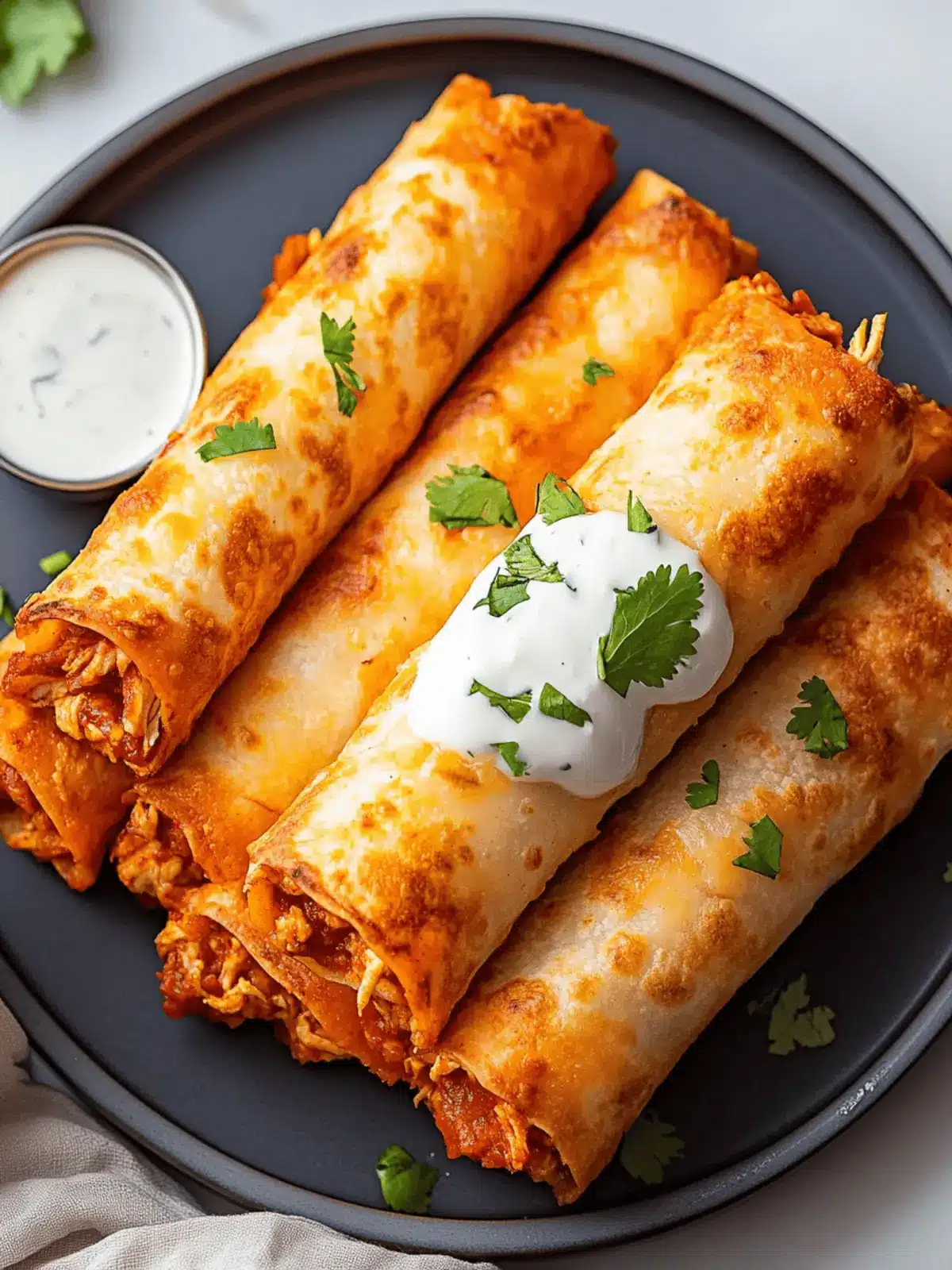 Buffalo Chicken Taquitos Recipe