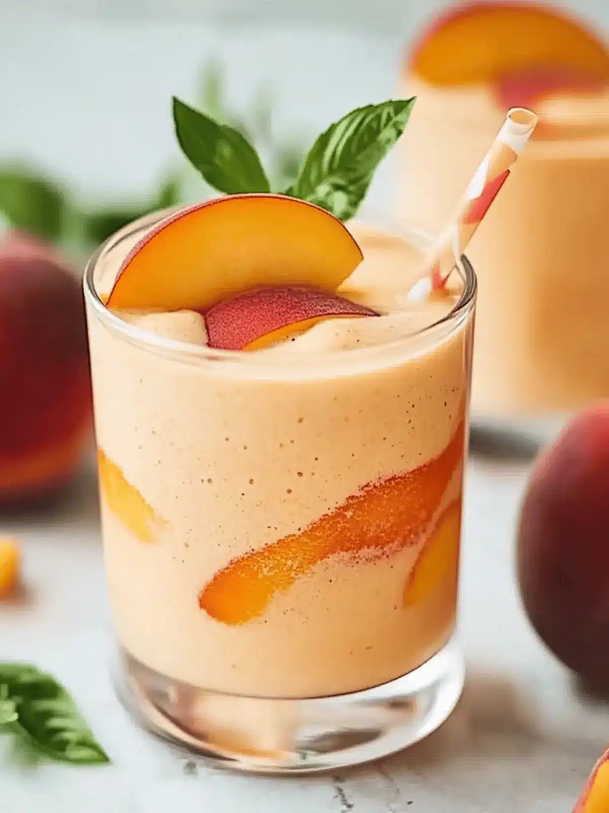 Taste Of Summer Peach Smoothie Recipe