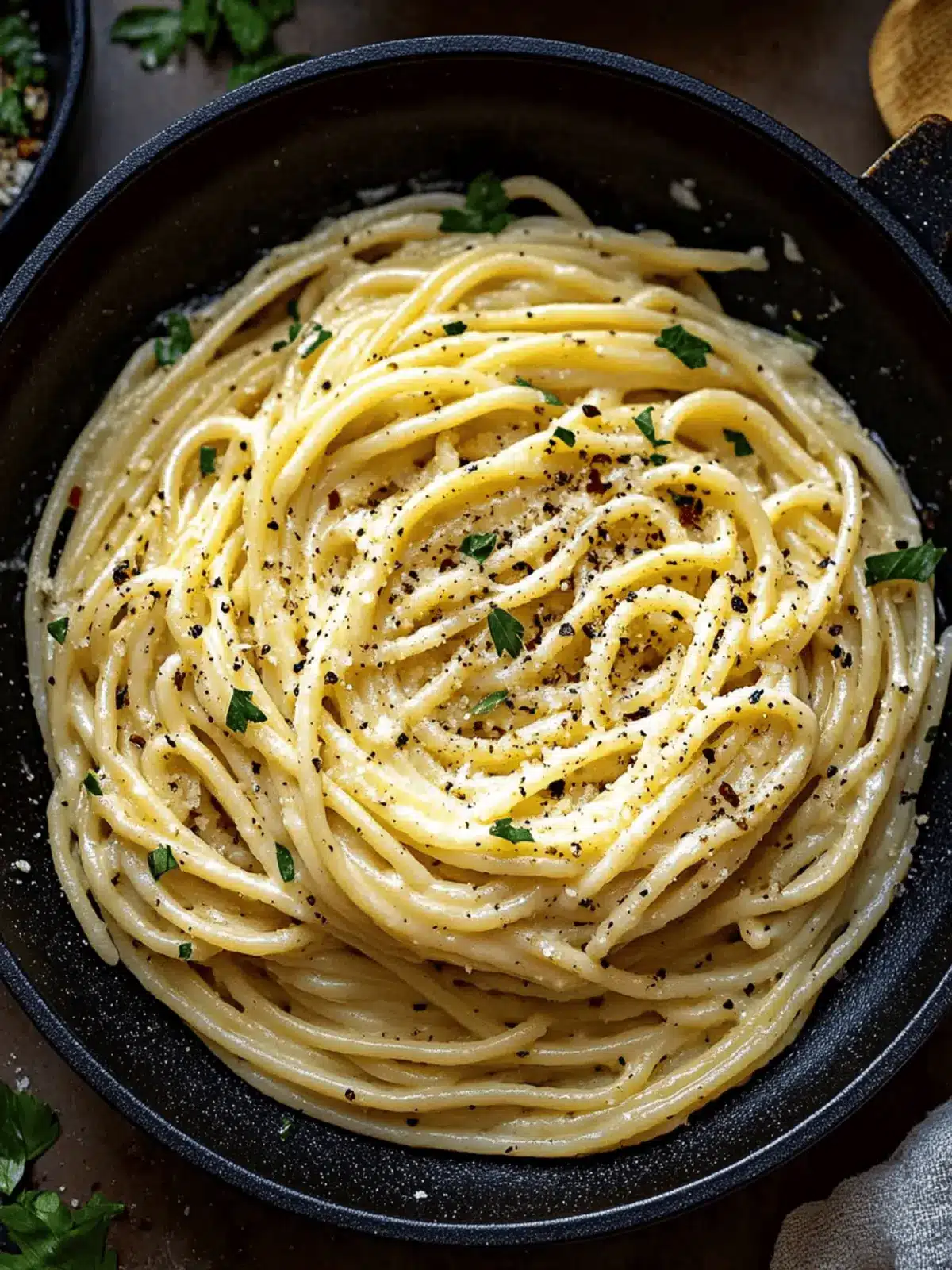 Garlic Butter Bucatini