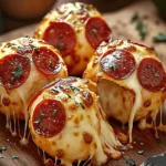 Easy Pepperoni Pizza Bombs