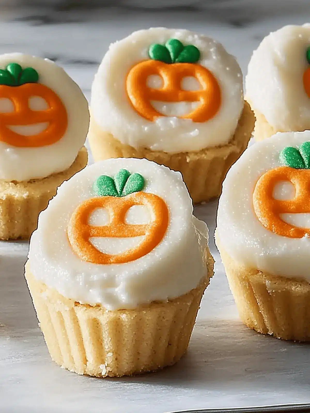 Mini Pillsbury Cookie Cheesecakes for a halloween treat