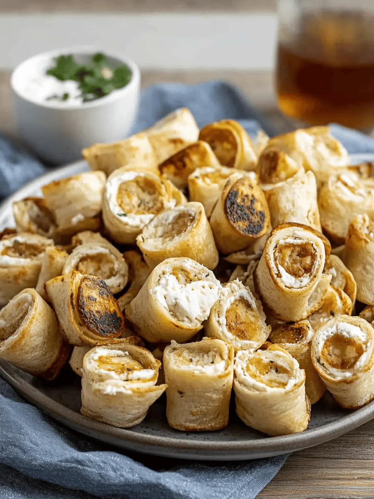 Cream Cheese Tortilla Bites