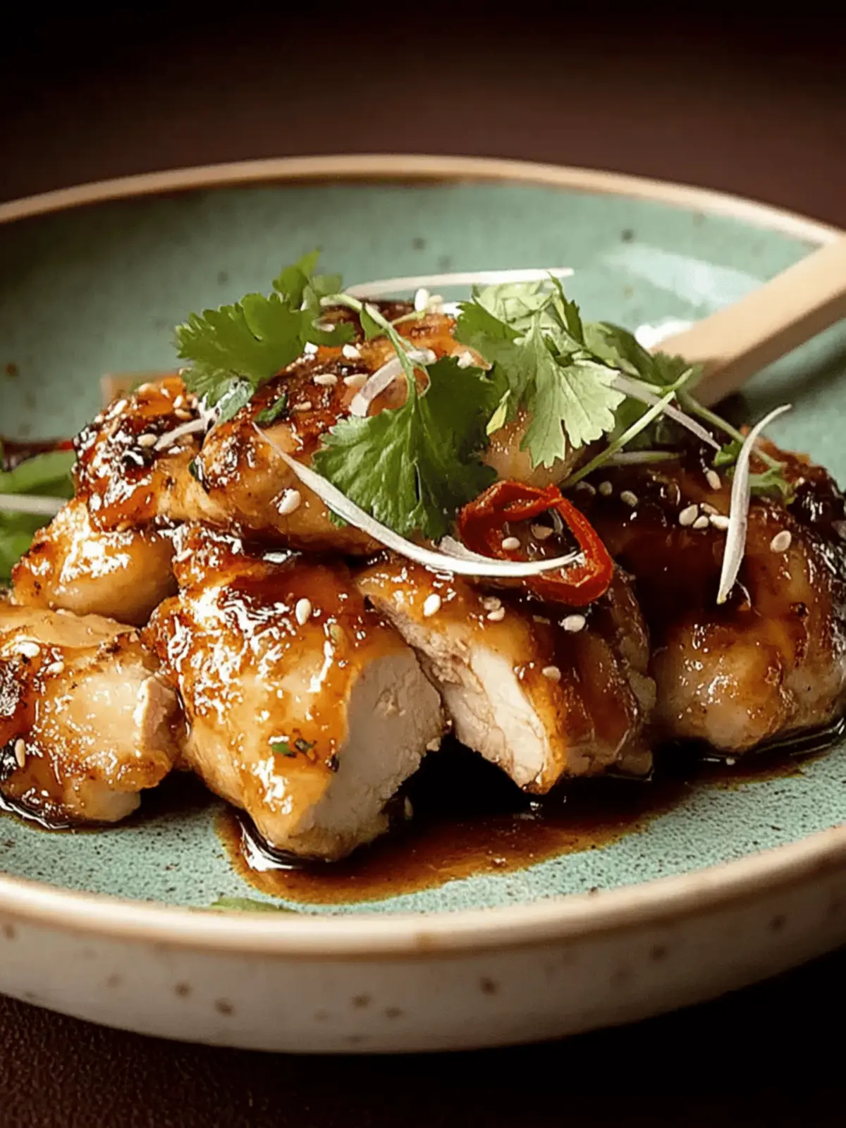 Sticky Sweet Garlic Chicken