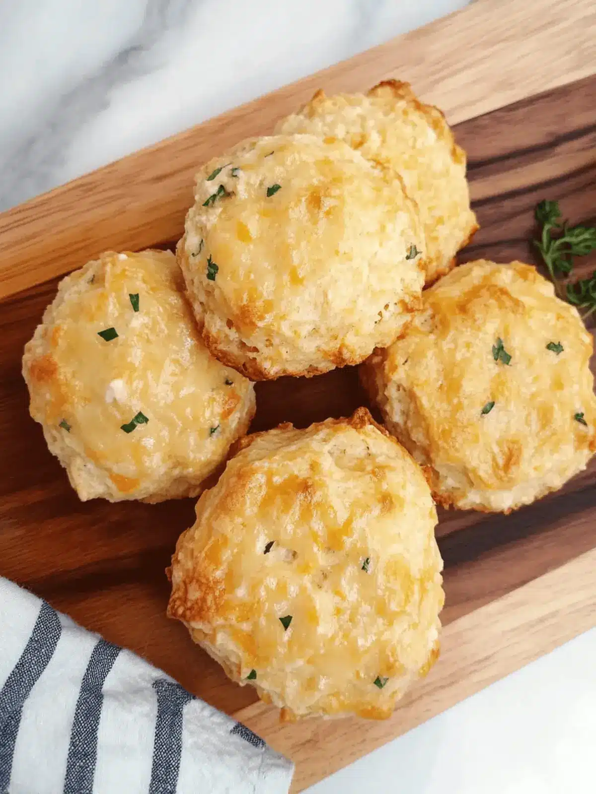 Sourdough Greek Yogurt Cheddar Biscuits