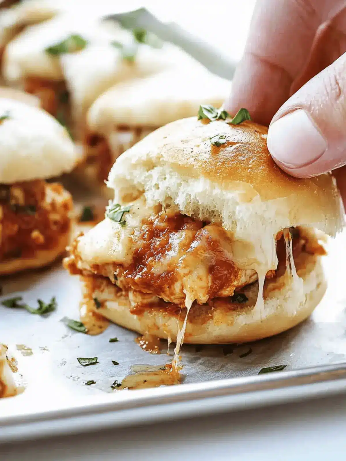 Chicken Parmesan Sliders