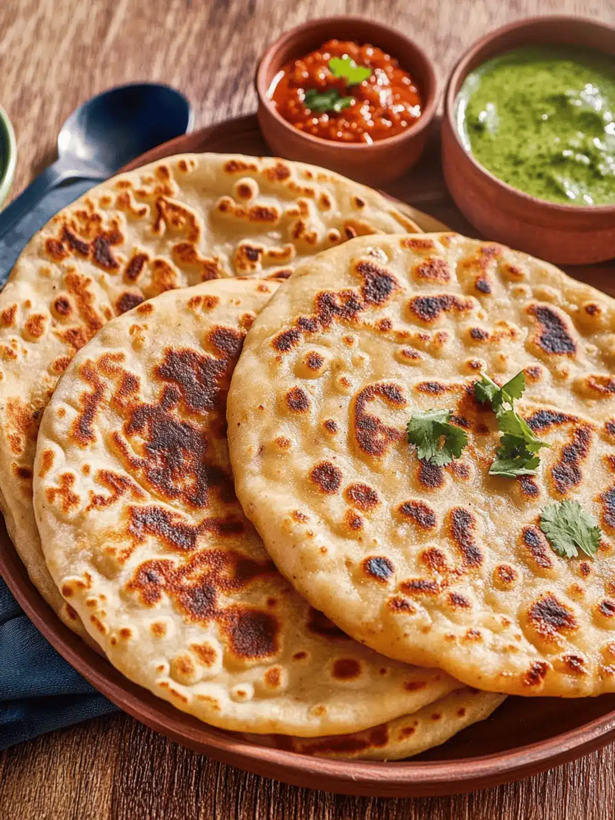 Aloo Paratha (Spiced Potato-Stuffed Flatbread)