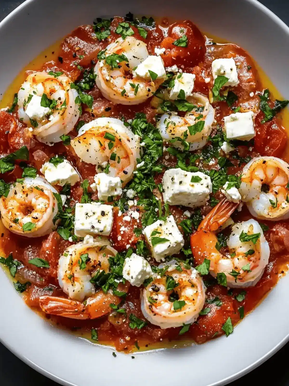 Greek Shrimp with Feta and Tomatoes Recipe