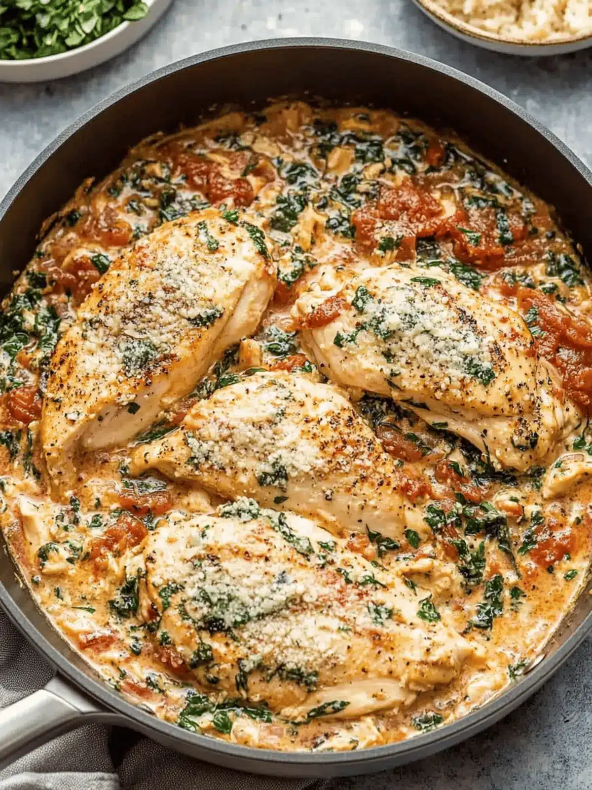 Creamy Italian Chicken Skillet