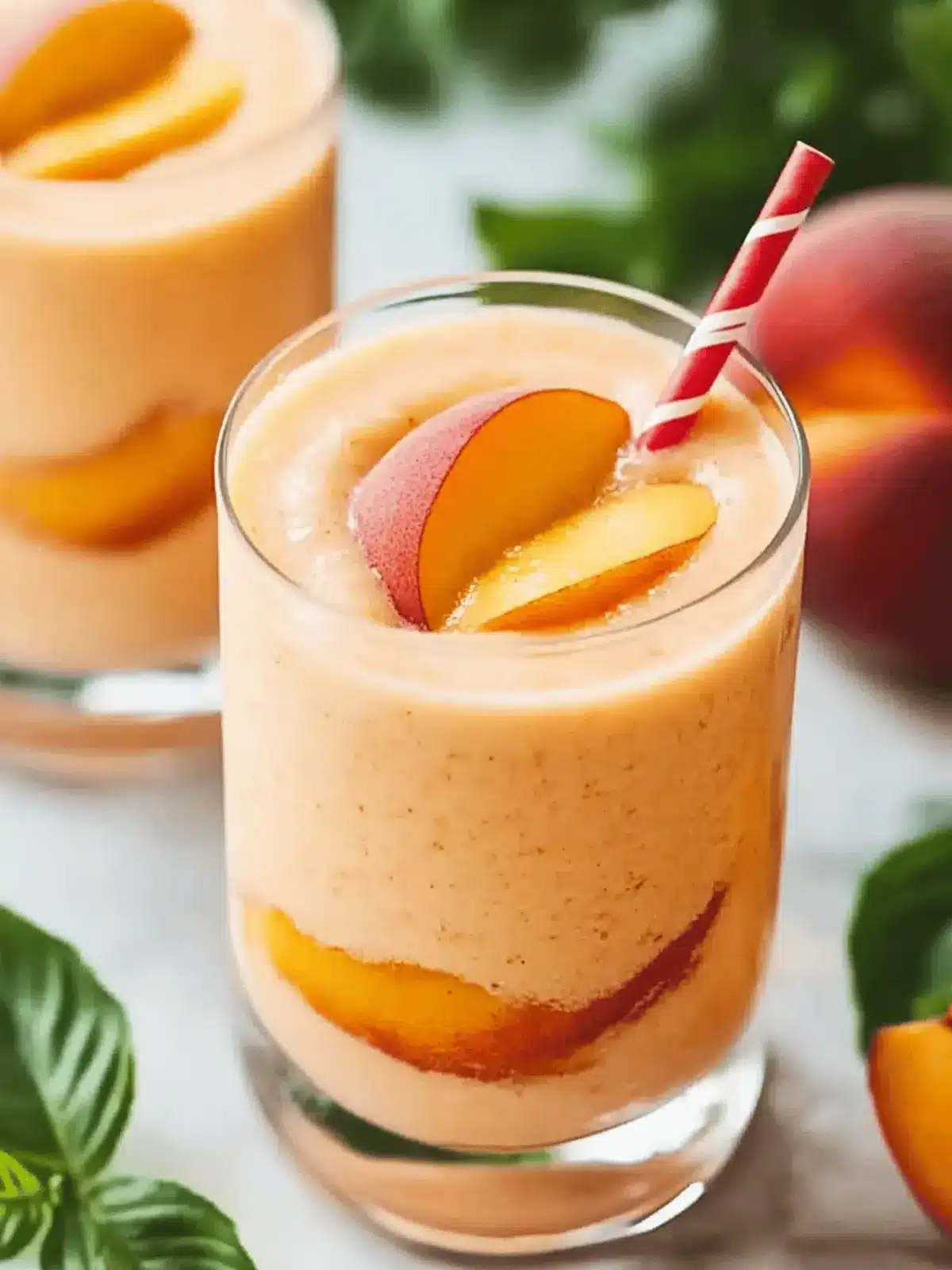 Taste Of Summer Peach Smoothie Recipe