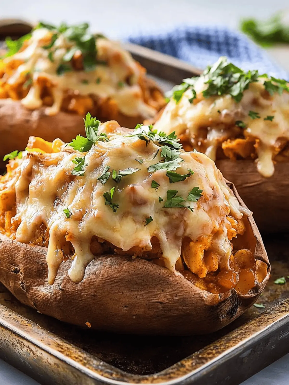 Enchilada Stuffed Sweet Potatoes