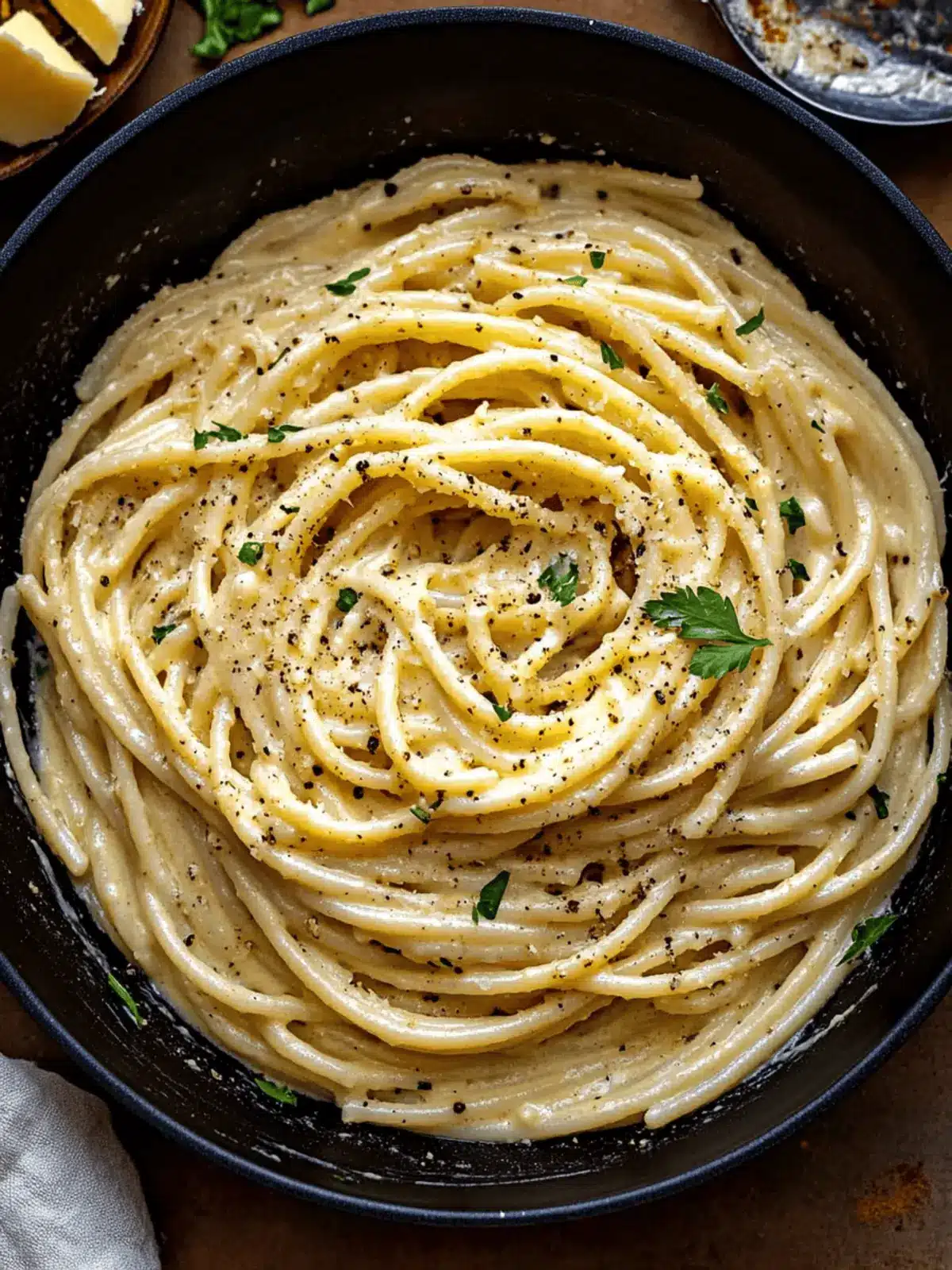 Garlic Butter Bucatini