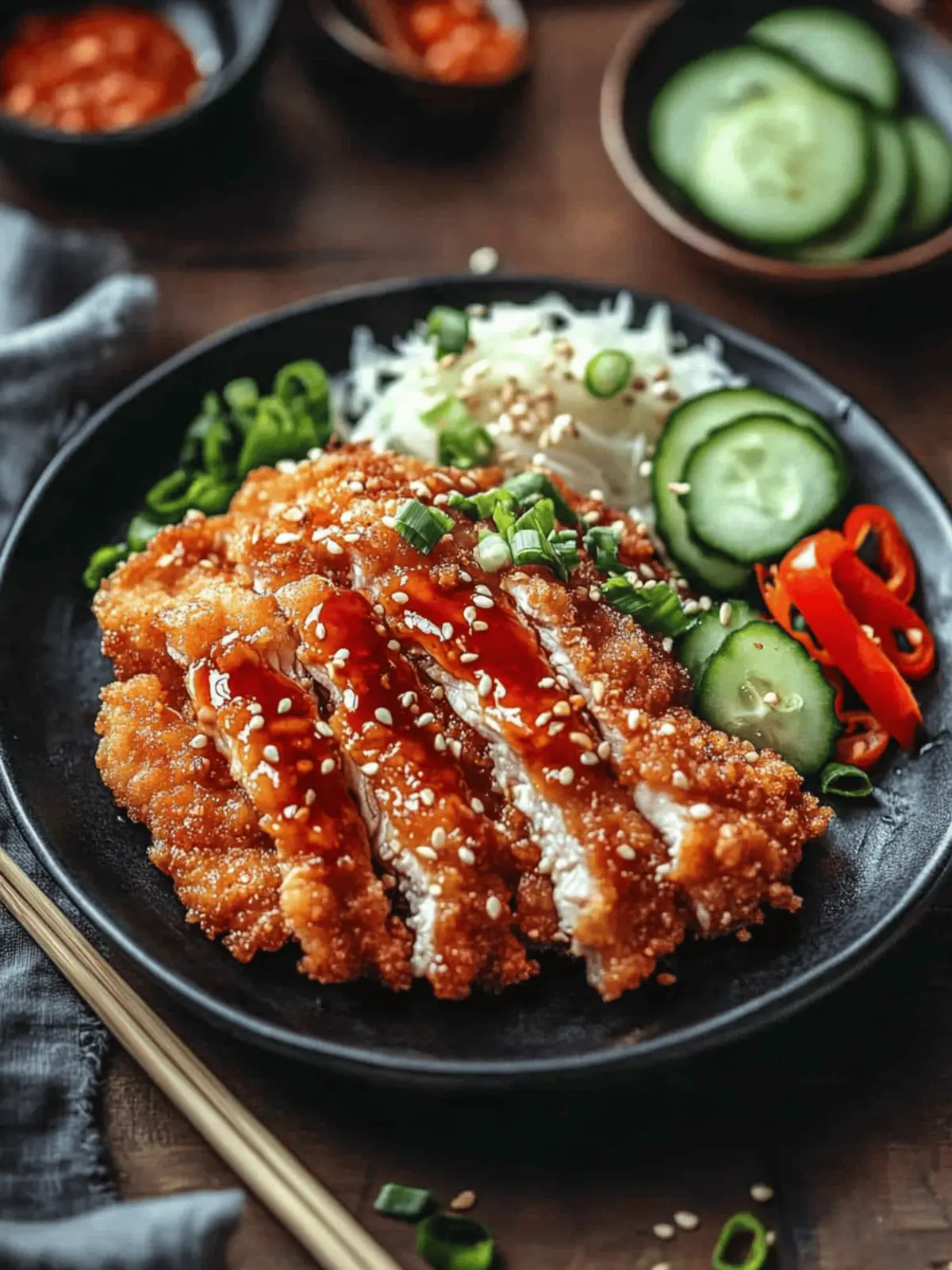 Spicy Korean Chicken Katsu