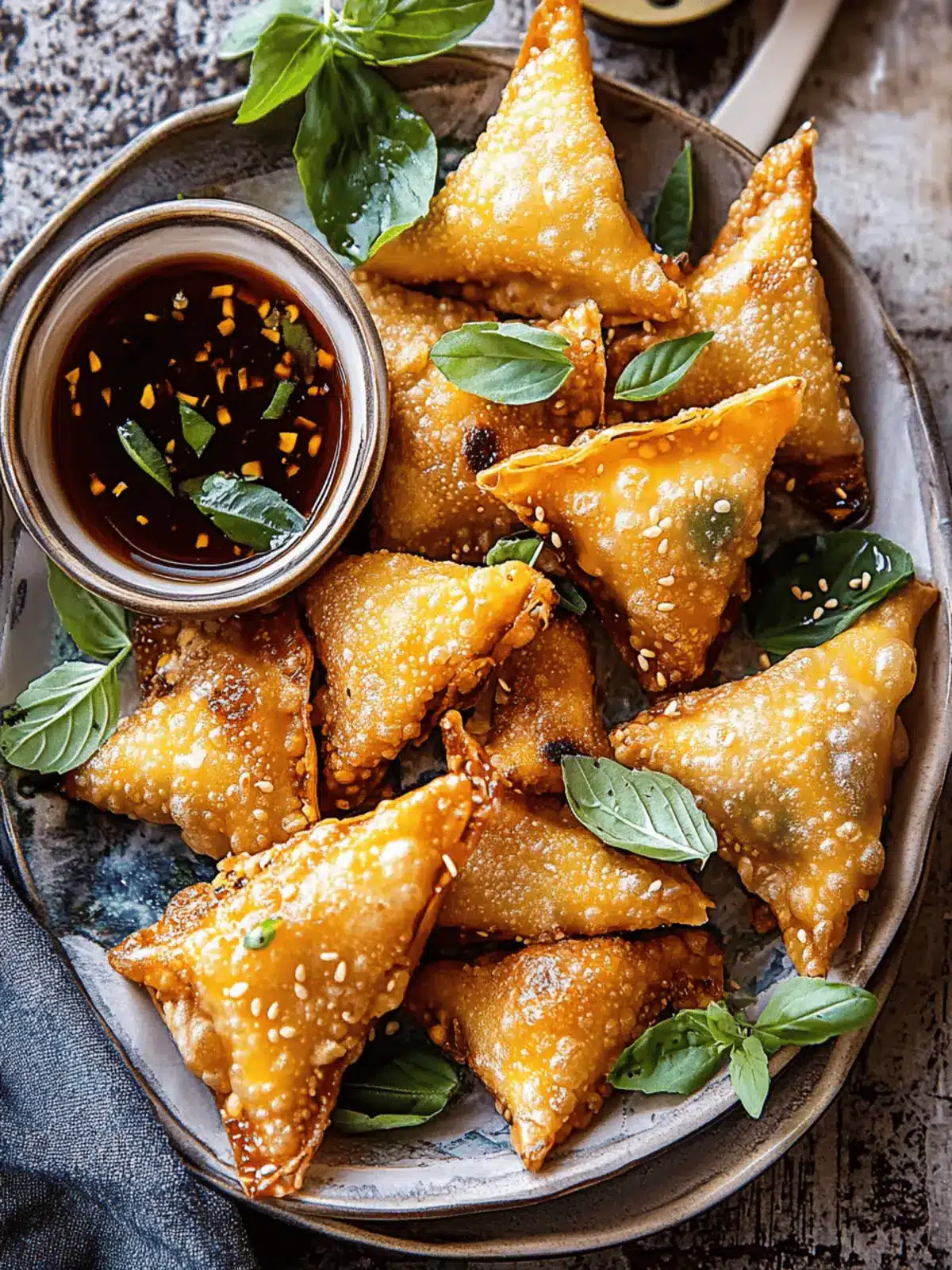 Crispy Sweet Corn Wontons