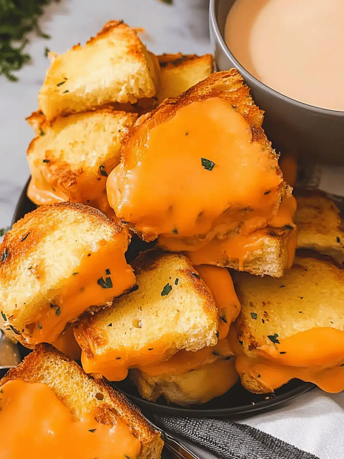 Hawaiian Roll Grilled Cheese