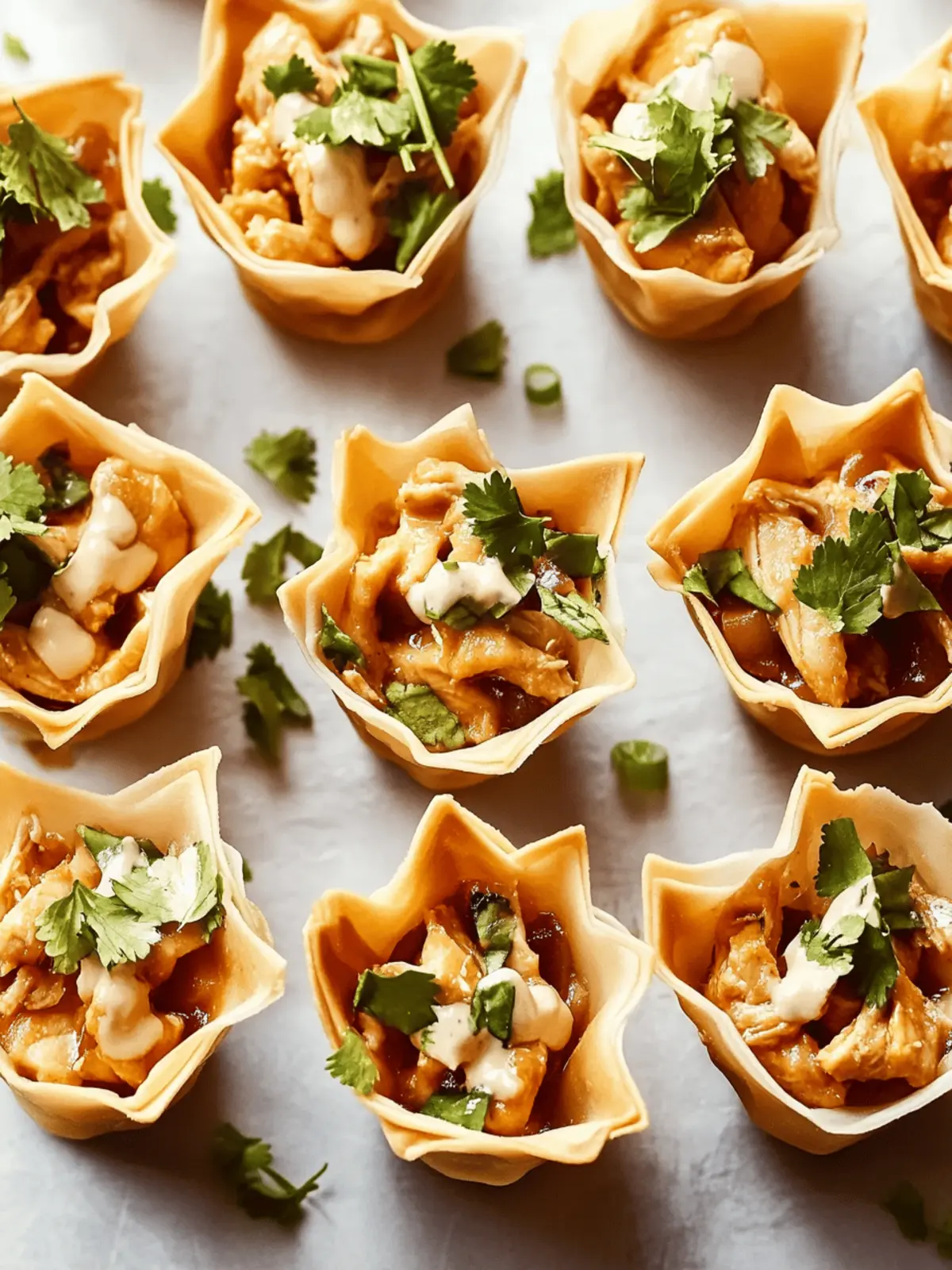 Peanut Chicken Wonton Cups: Easy Appetizer That Wows!