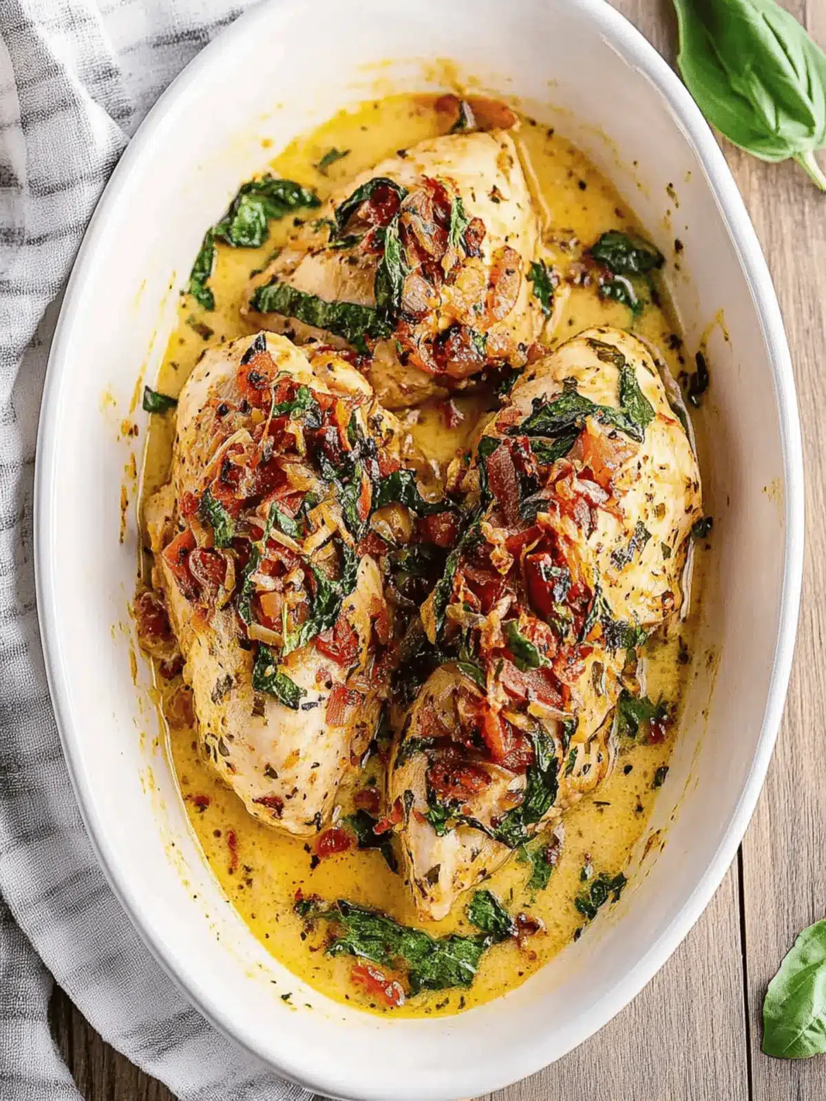 Crockpot Tuscan Chicken