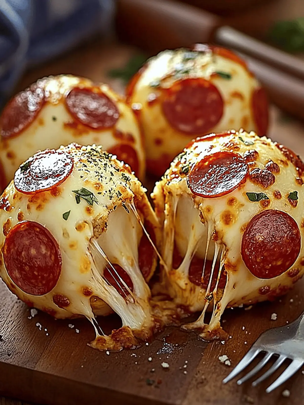 Easy Pepperoni Pizza Bombs