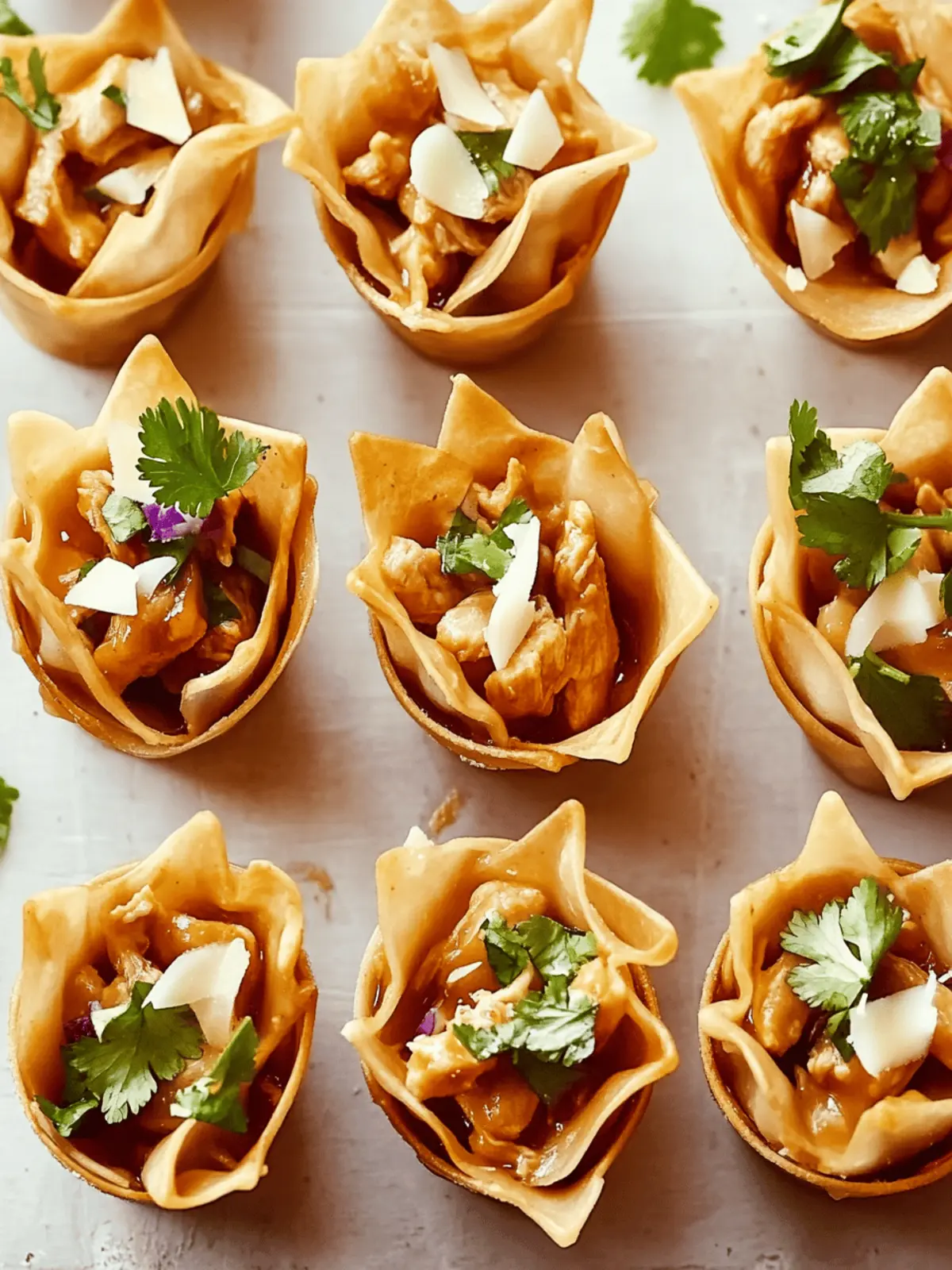 Peanut Chicken Wonton Cups: Easy Appetizer That Wows!