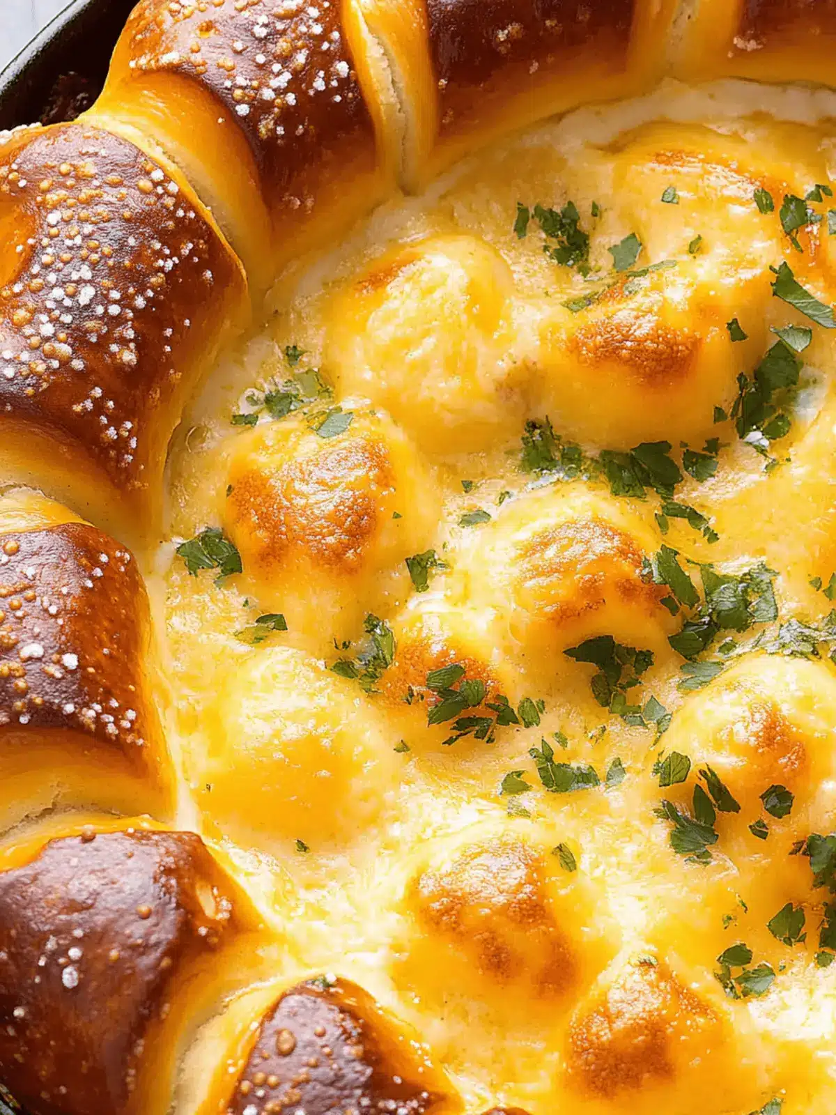 Pretzel Ring Beer Cheese Dip