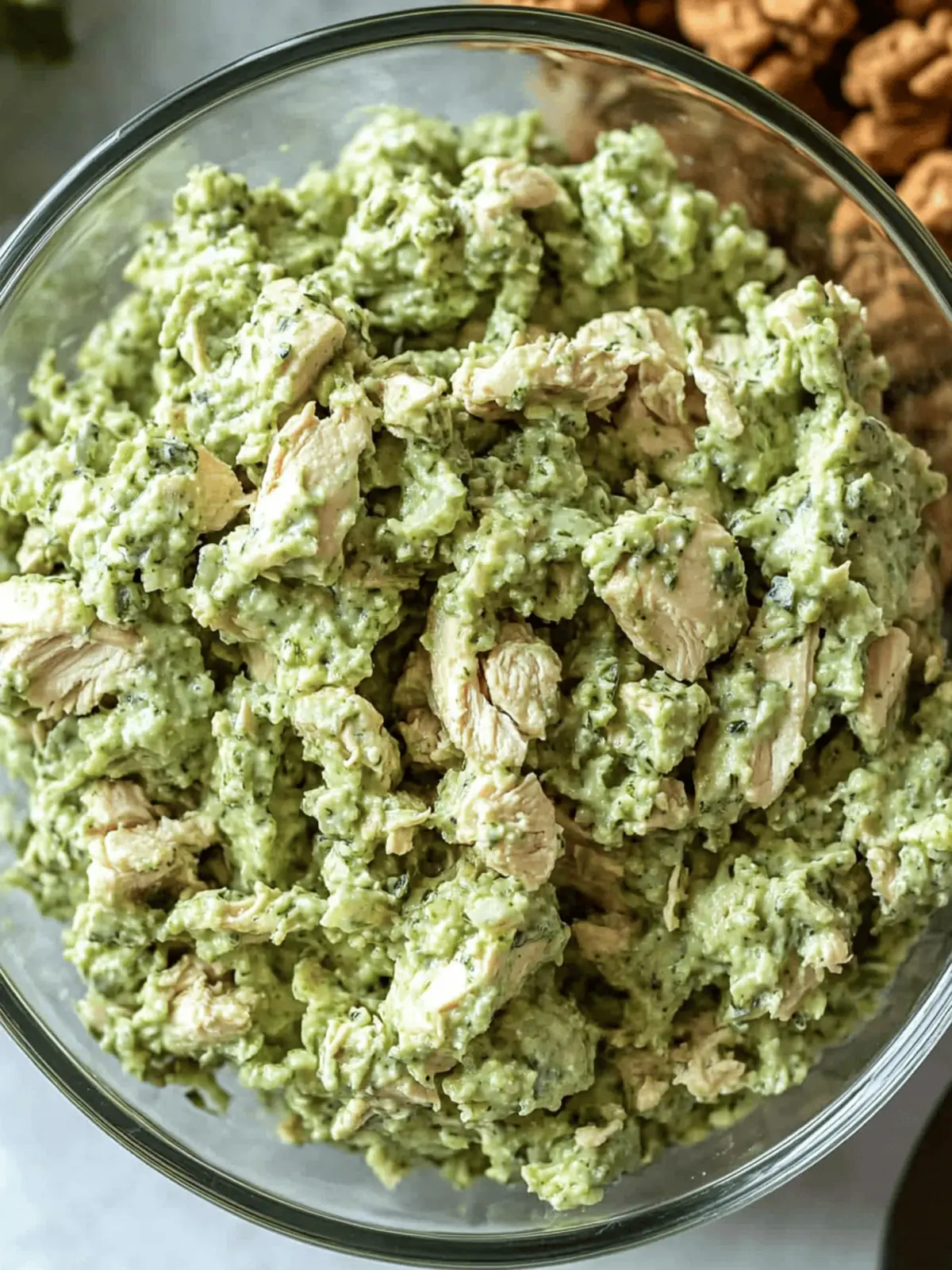 Healthy Green Goddess Chicken Salad (High-Protein)
