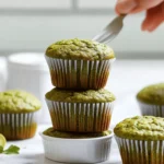 Zucchini Matcha Muffins