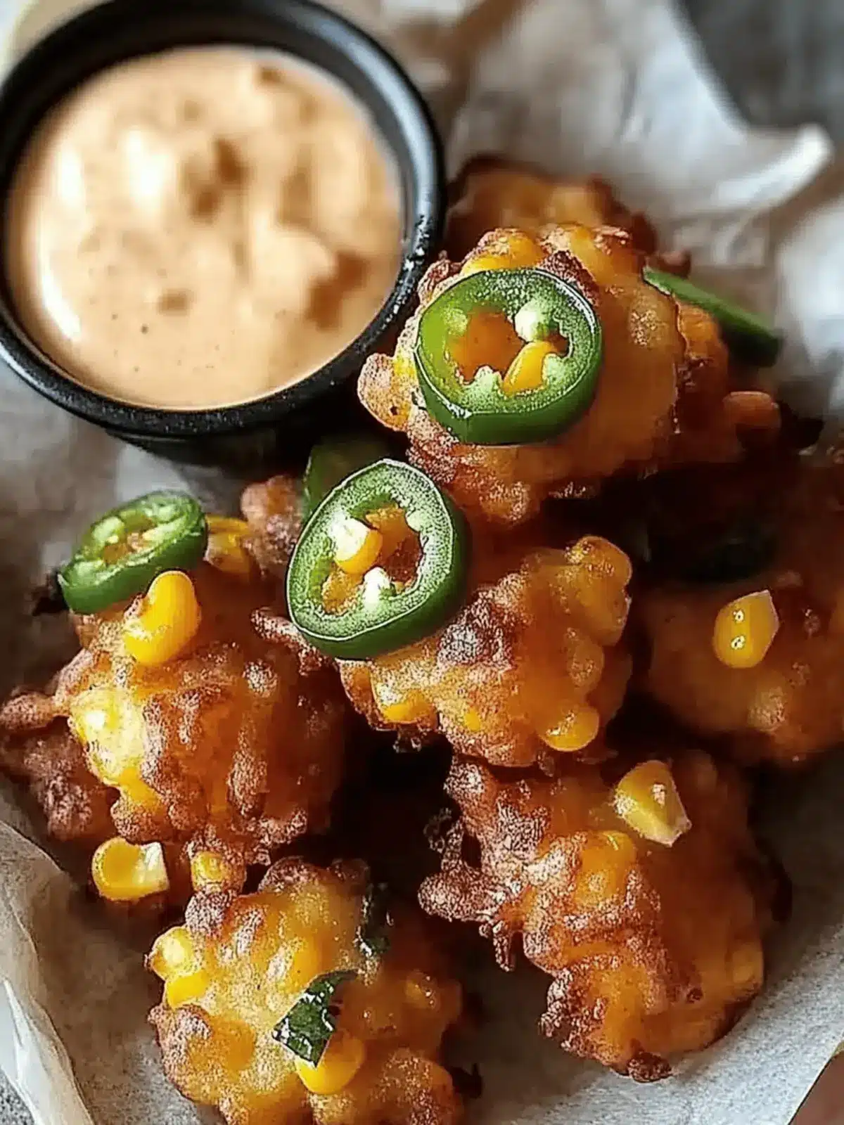 Jalapeño Corn Fritters