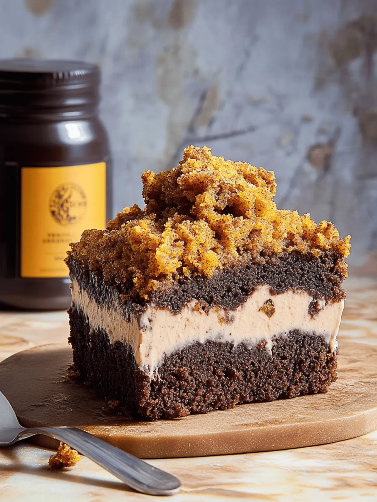 Chocolate-Pumpkin Crumb Cake