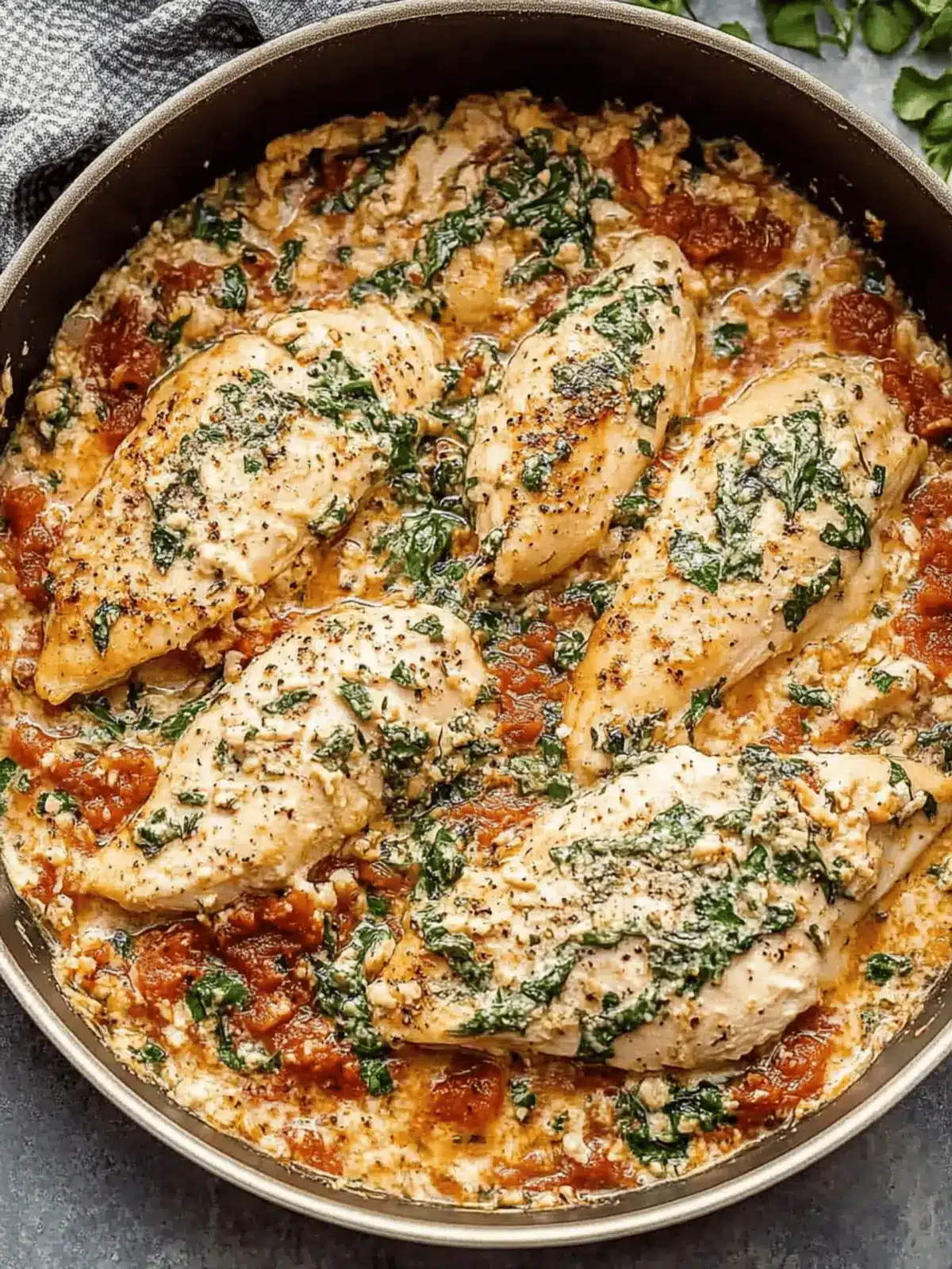 Creamy Italian Chicken Skillet