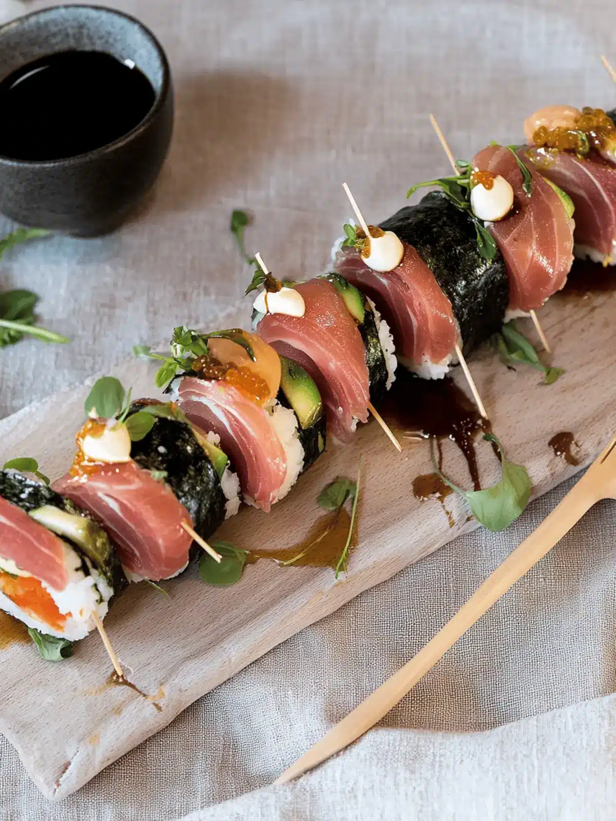 Italian Charcuterie Sushi Rolls
