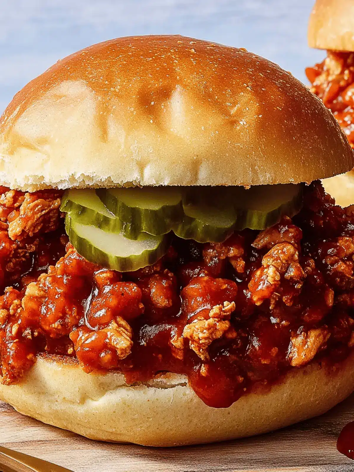 BBQ Chicken Sloppy Joes