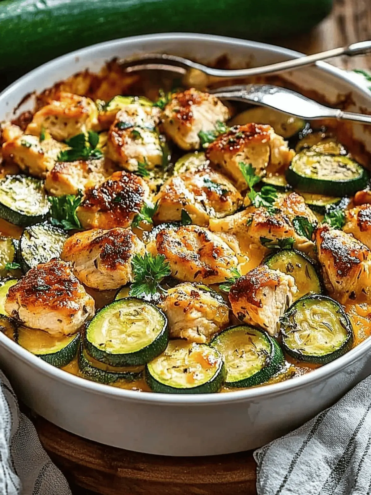 Easy Chicken Zucchini Bake Recipe