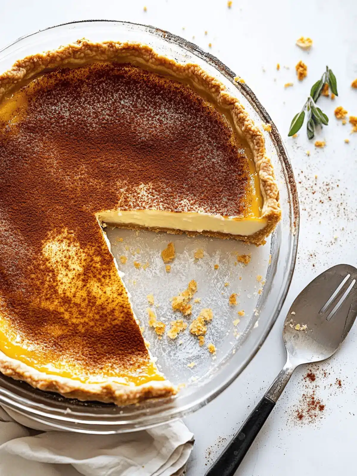 South African Milk Tart Recipe