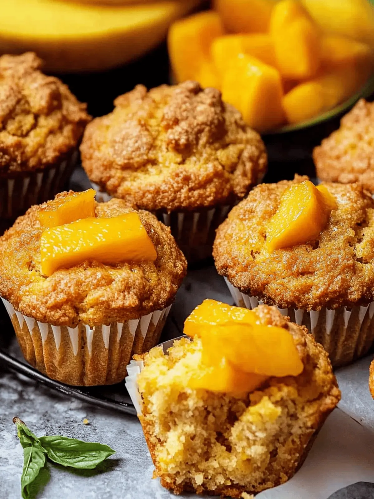 Mango muffins