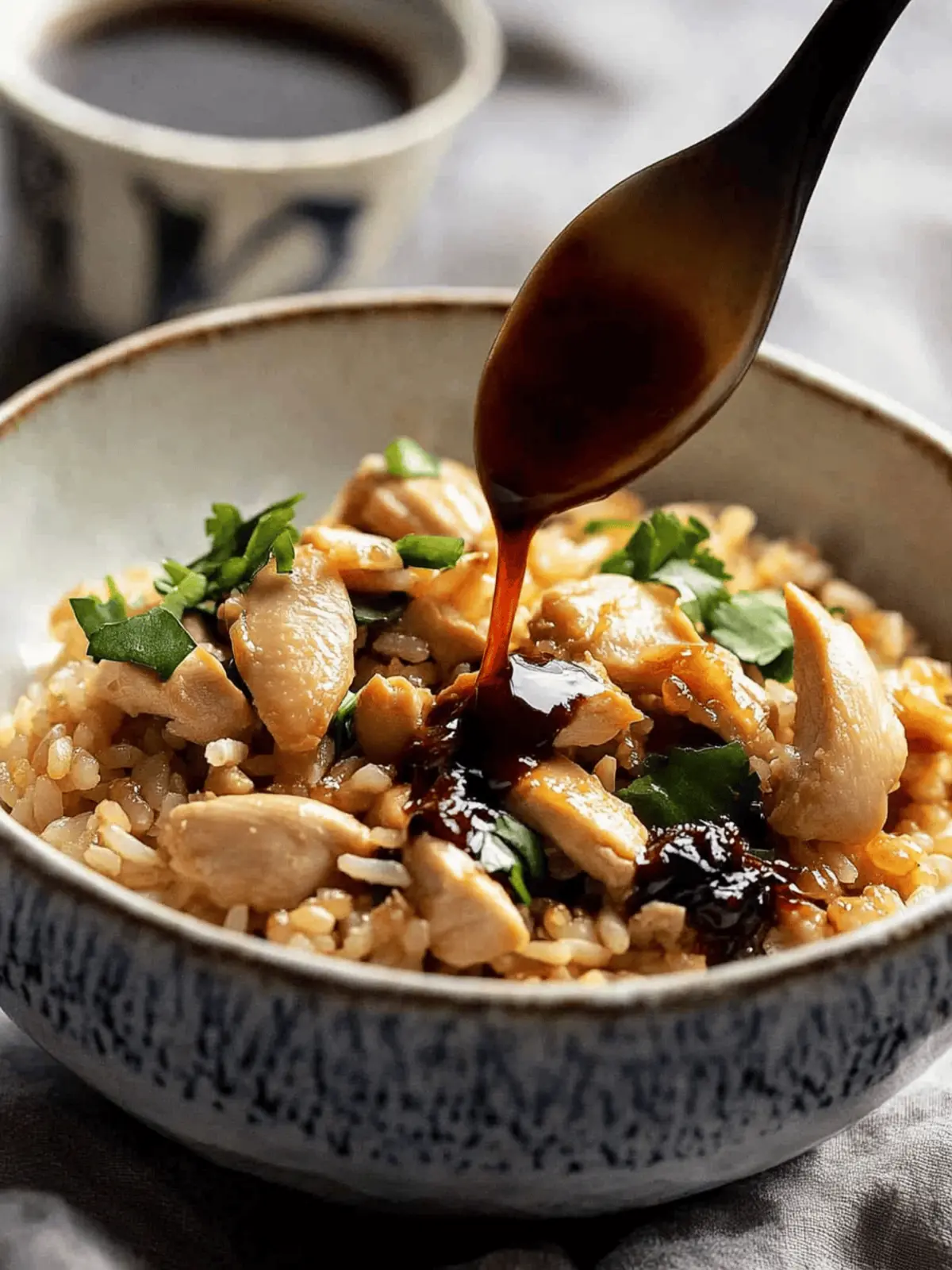 Ginger chicken and rice