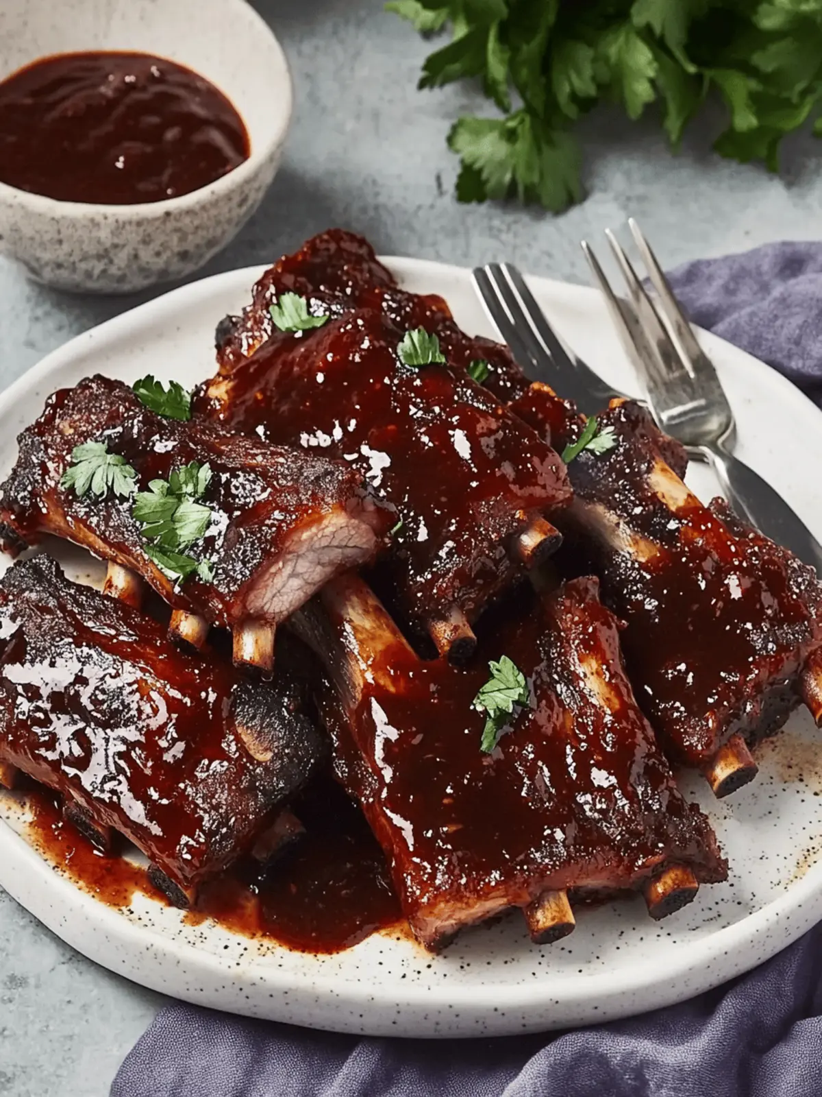 EASY Barbecue Sous Vide Ribs (Fall-Off-The-Bone Tender)