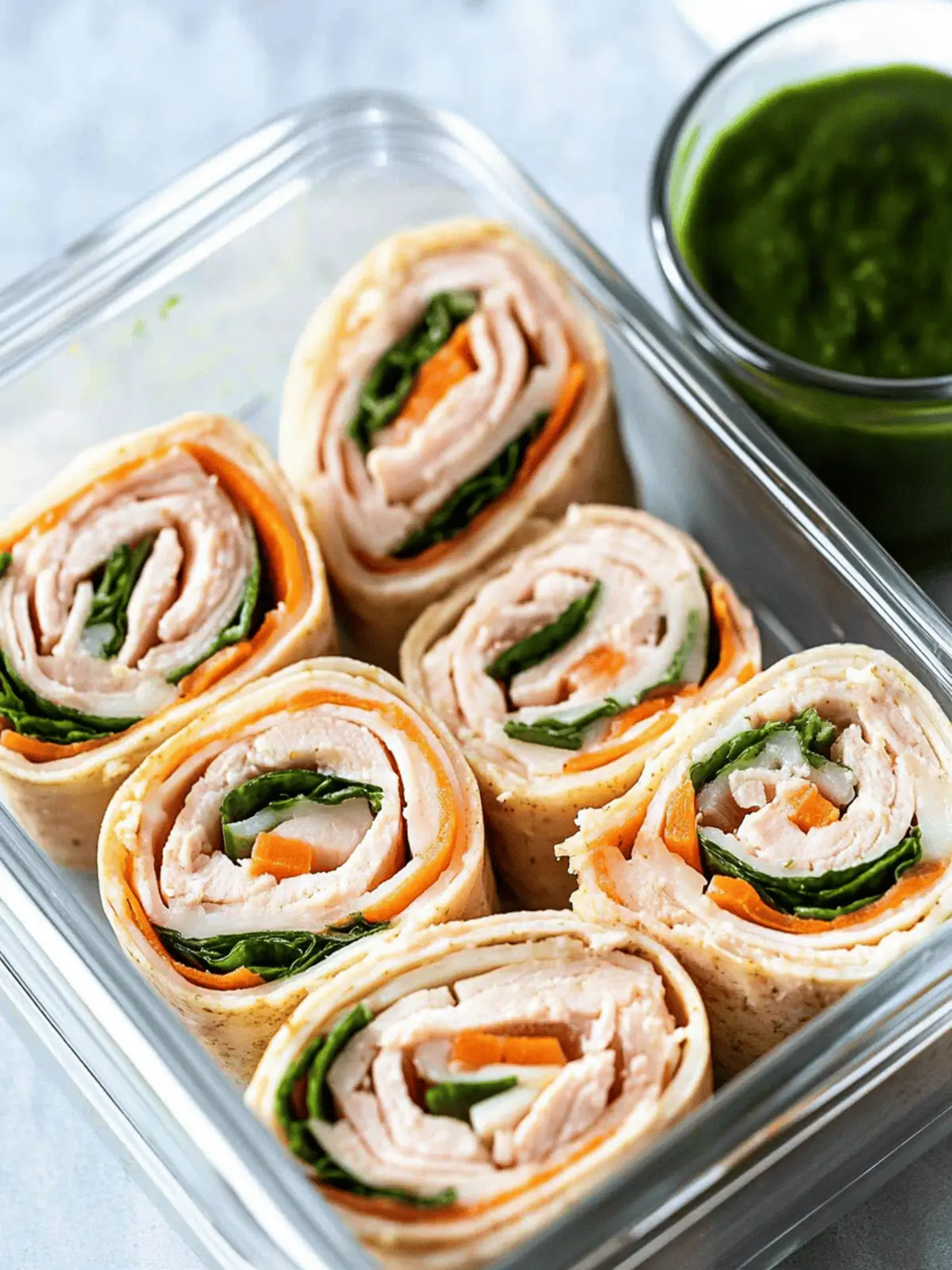 Turkey and Cheese Roll-Ups