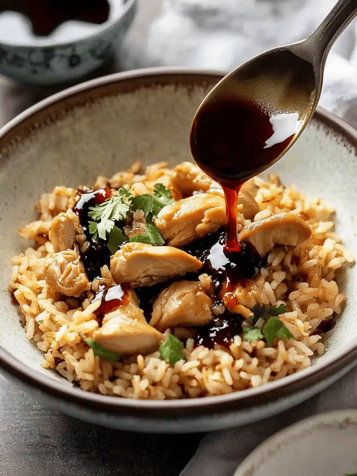 Ginger chicken and rice