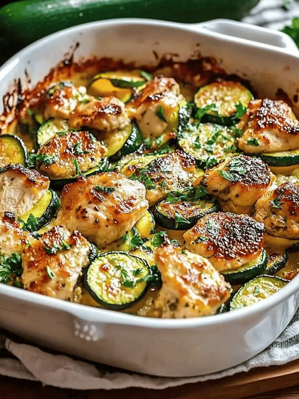 Easy Chicken Zucchini Bake Recipe