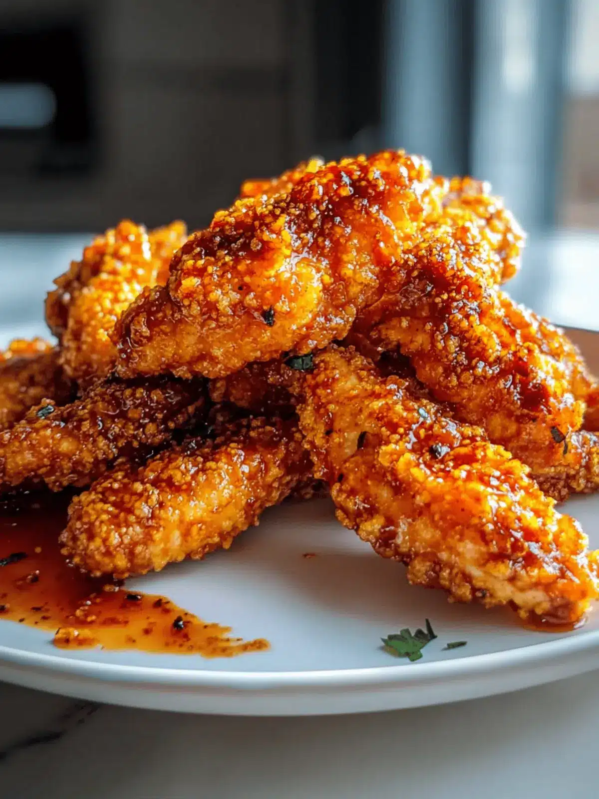 Honey Sriracha Chicken Tenders Oven Baked