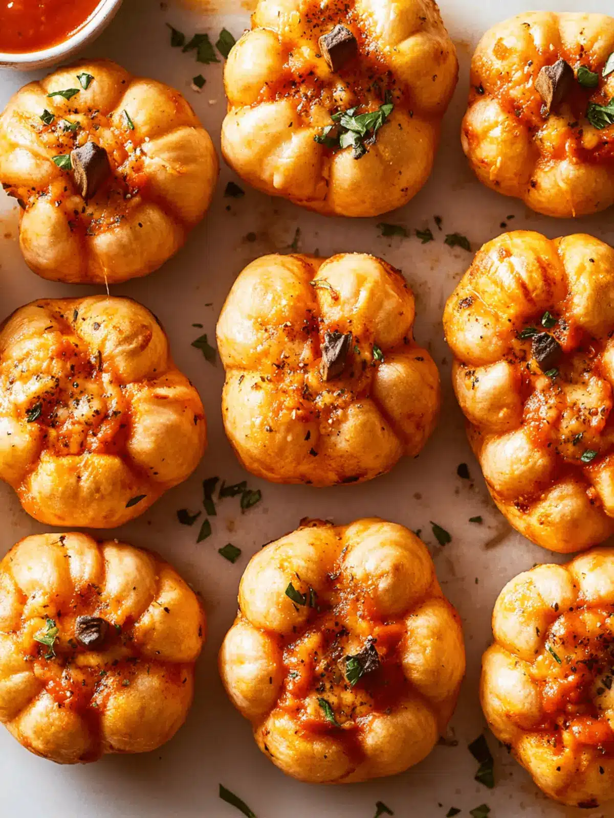 Pizza-Stuffed Pumpkins