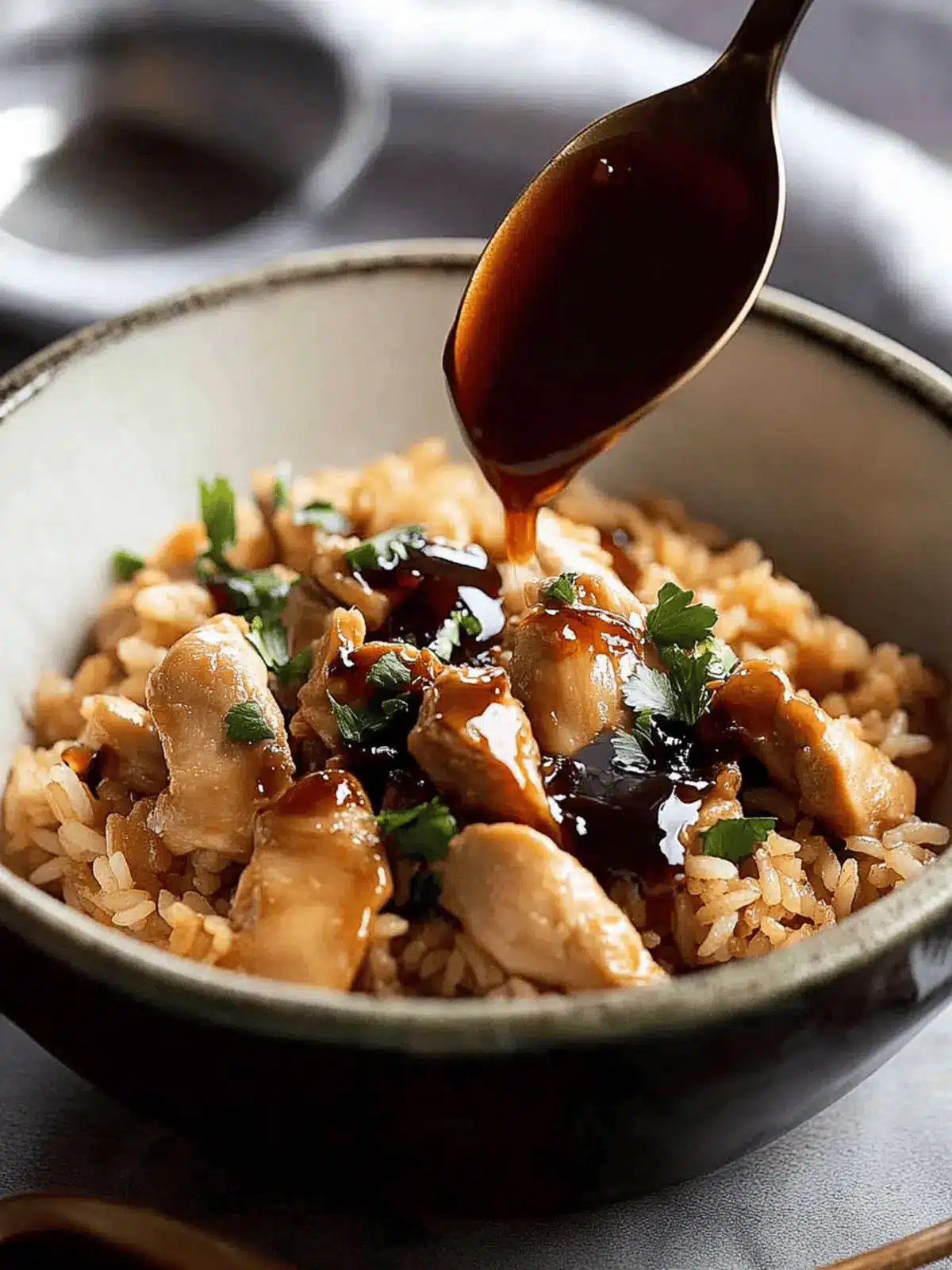 Ginger chicken and rice