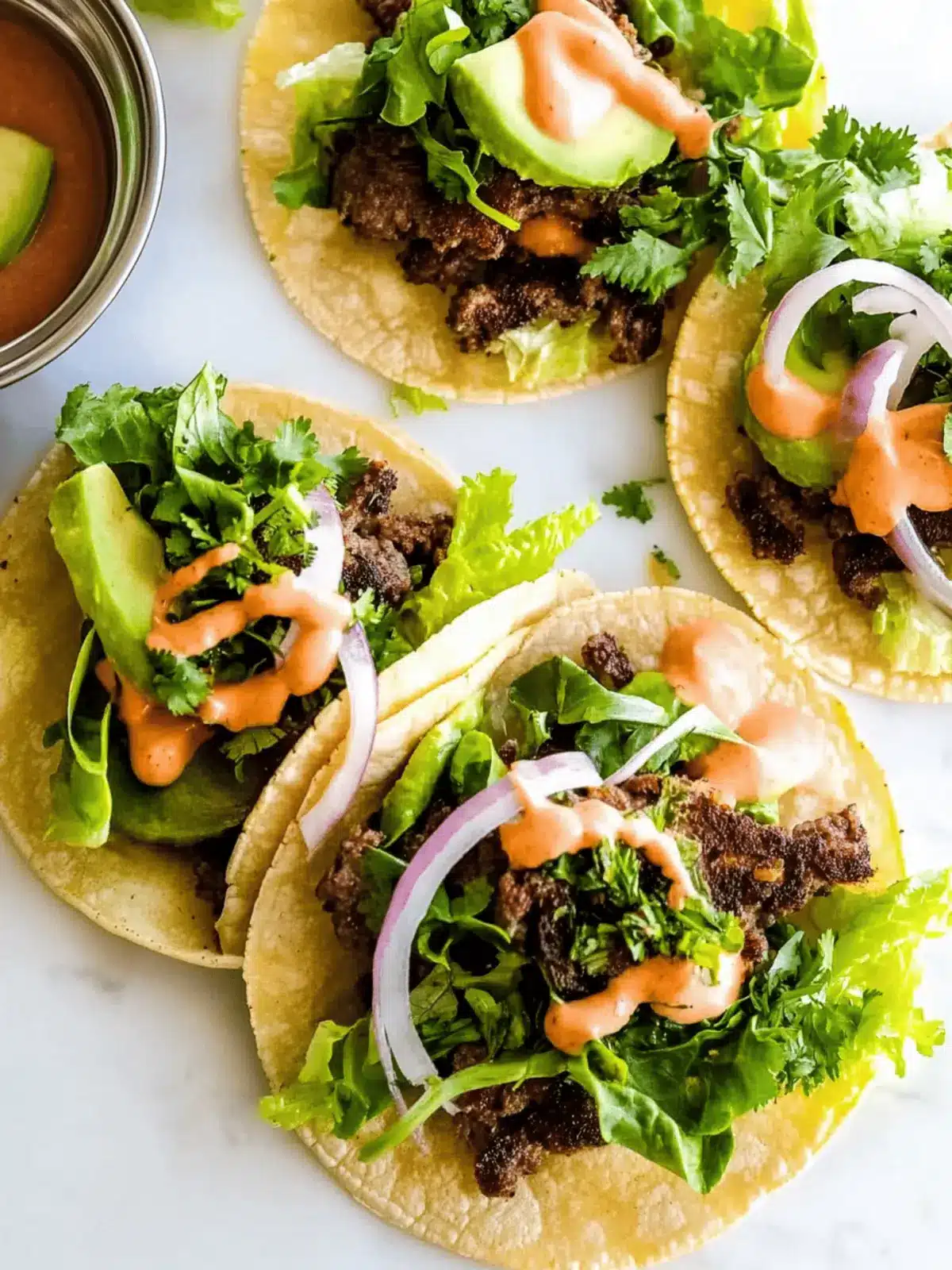 Smashed Burger Tacos
