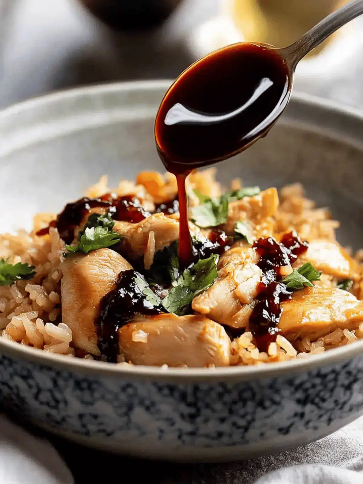 Ginger chicken and rice