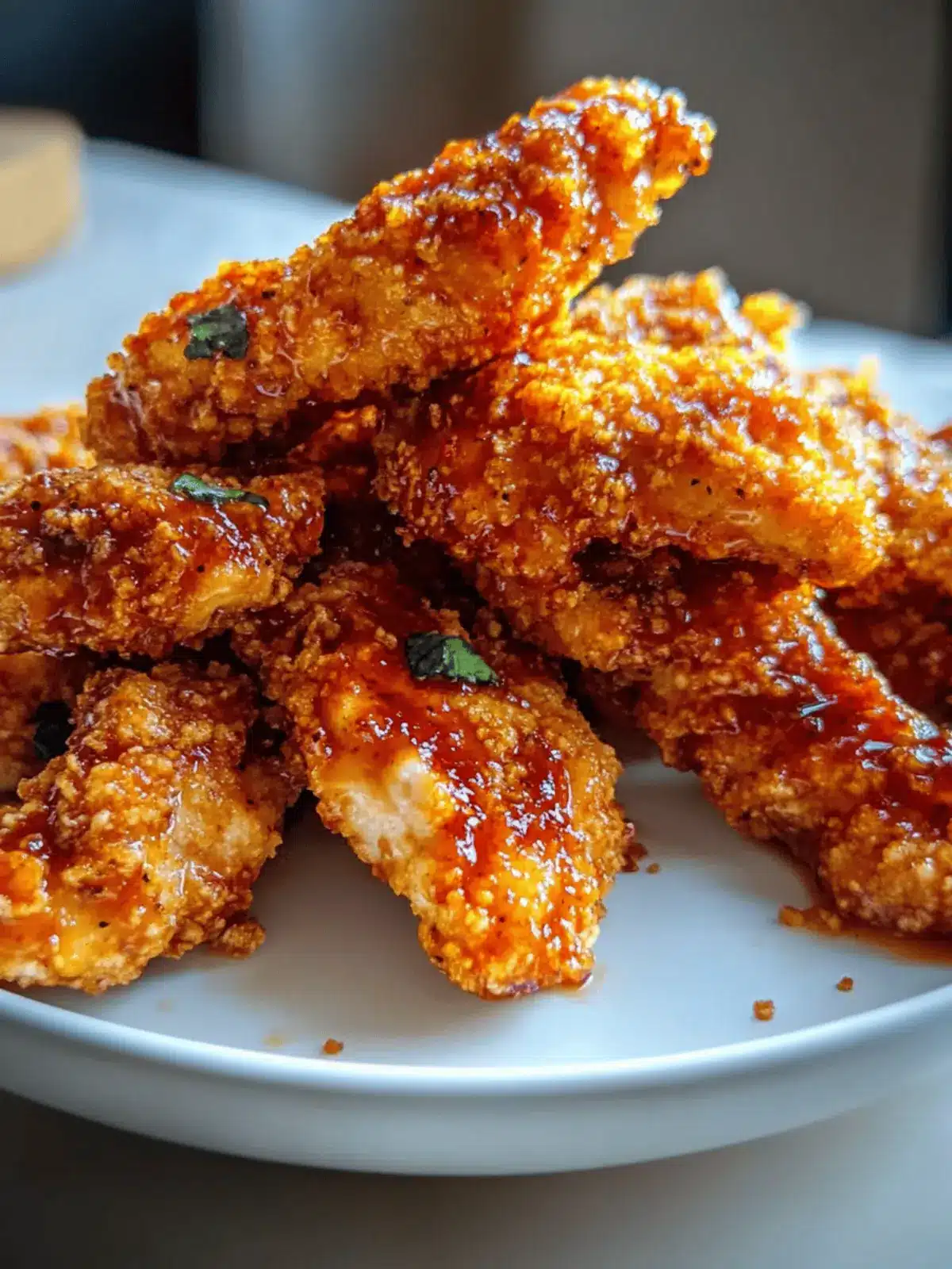 Honey Sriracha Chicken Tenders Oven Baked