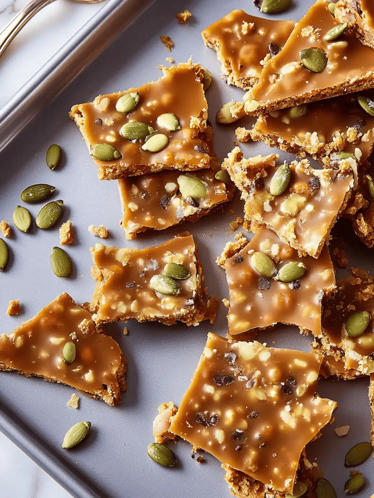 Pumpkin Seed Toffee