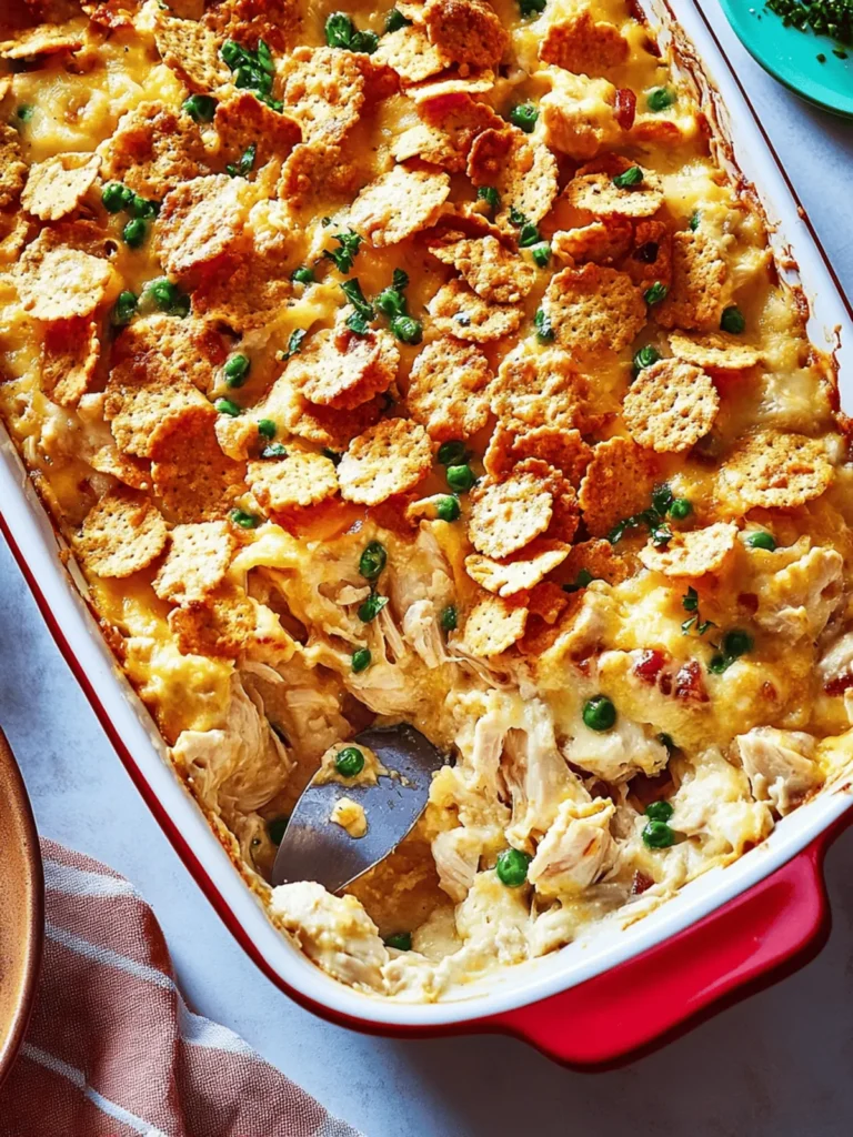 Ritz Cracker Chicken Casserole