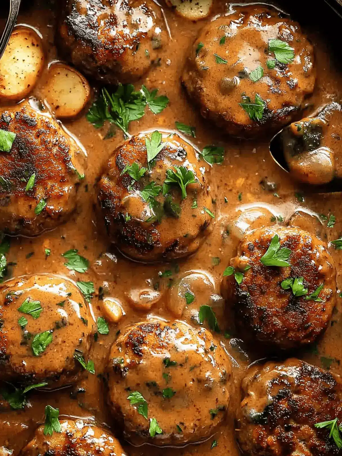 Smothered Rissoles