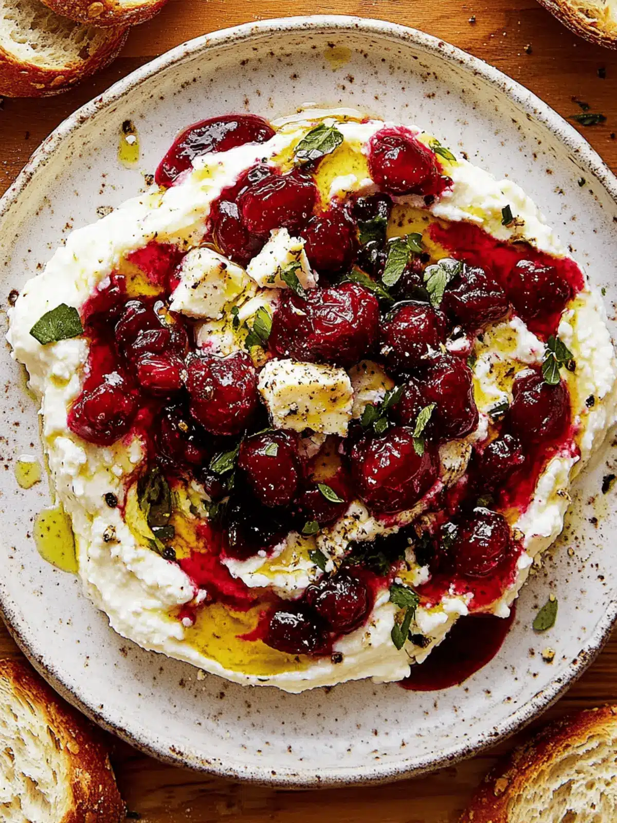 Cranberry Whipped Feta Dip