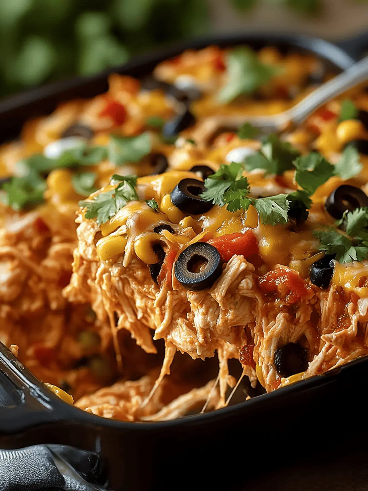 Chicken Burrito Casserole Bake